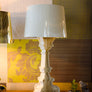 KARTELL ΦΩΤΙΣΤΙΚΟ ΕΠΙΤΡΑΠΕΖΙΟ BOURGIE WHITE/GOLD 37*37*68/78